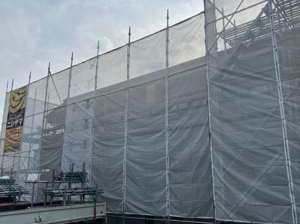 【足場設置工事】完了全景