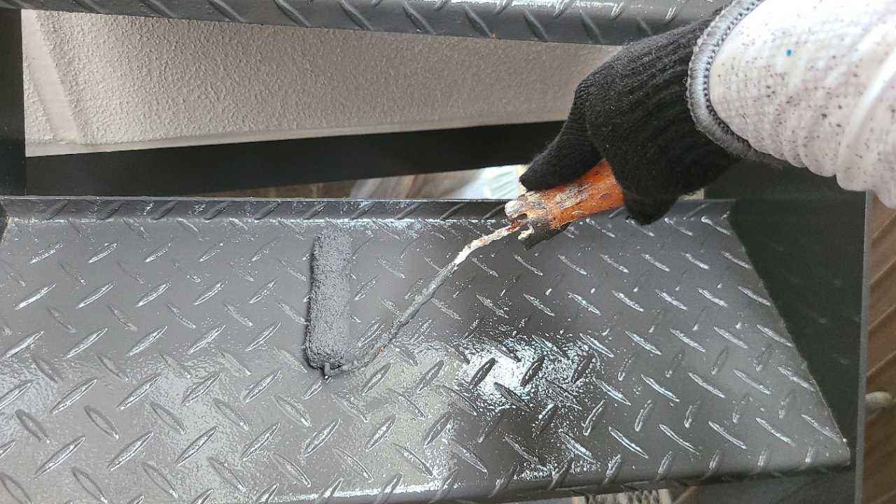 【スリムダクト塗装】上塗り