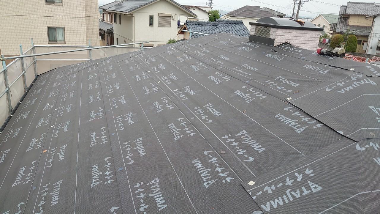 【屋根板金工事】ルーフィング