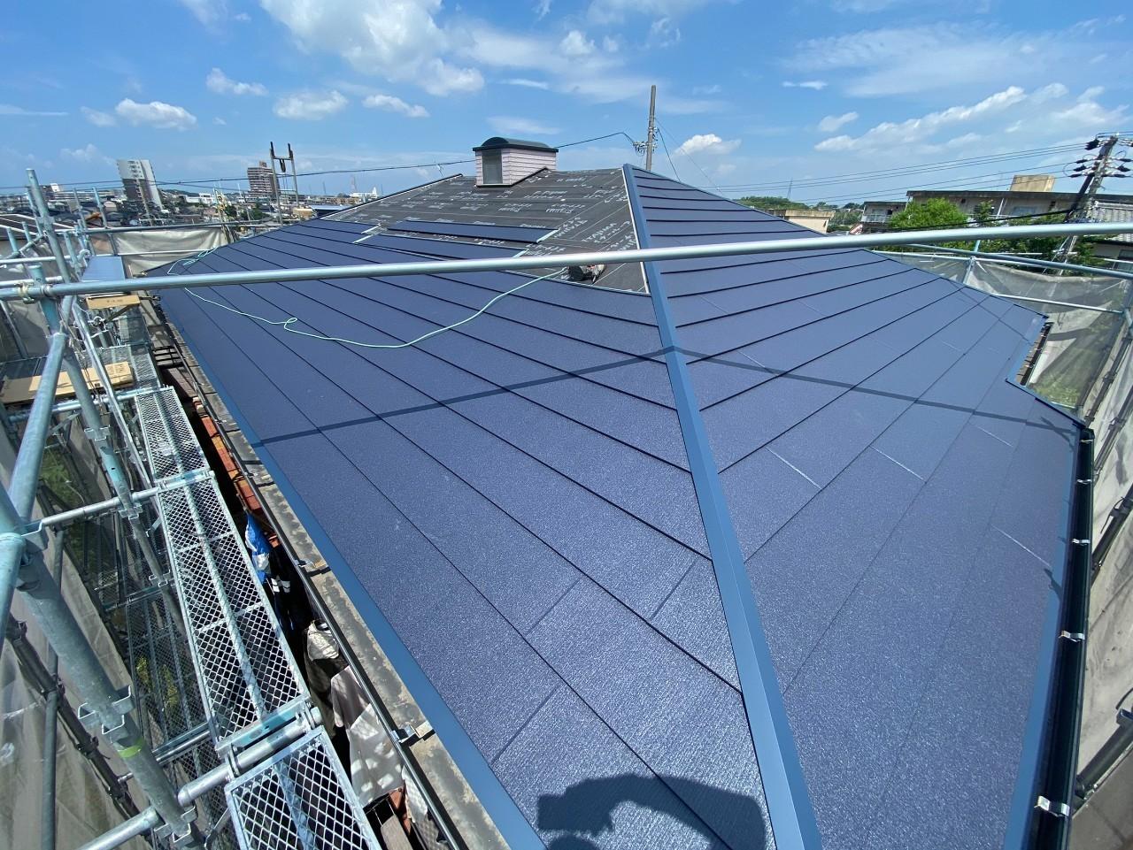 【屋根板金工事】屋根本体施工2