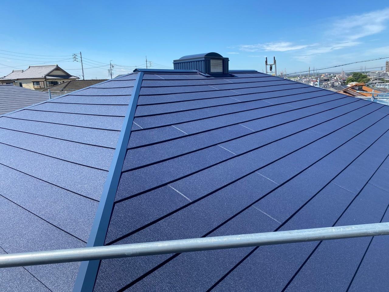 【屋根板金工事】完成全景