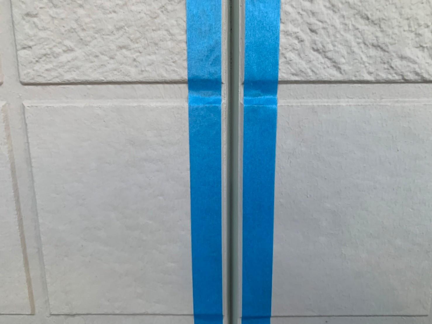 【シーリング工事】マスキング貼り