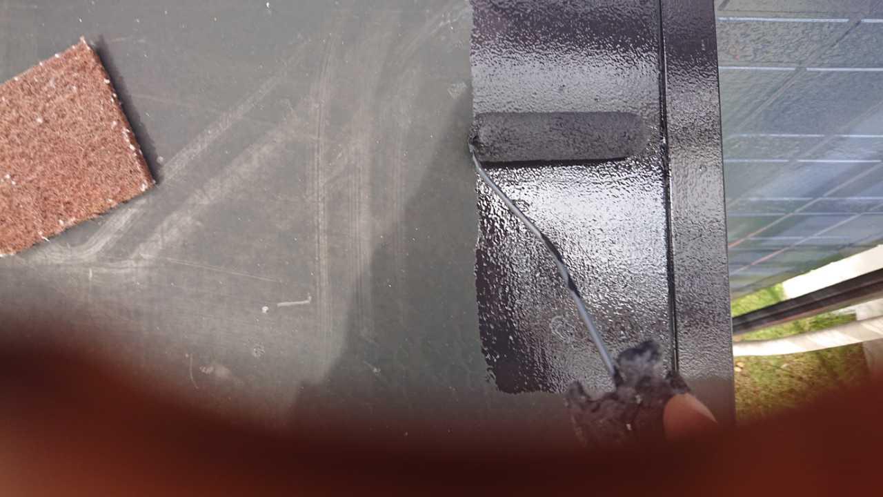 【庇塗装】下塗り