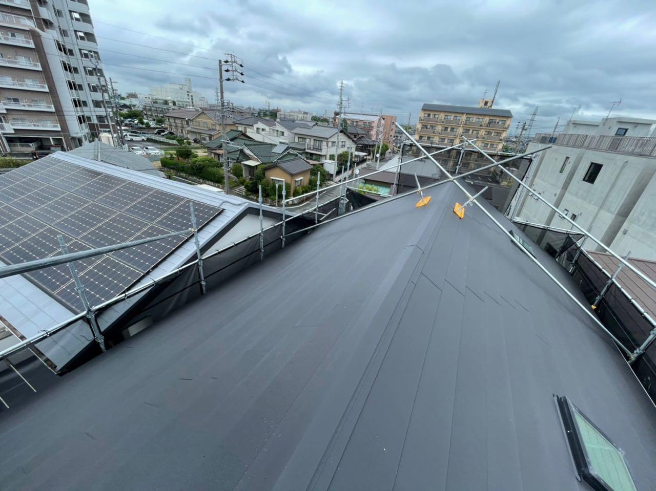 【屋根板金工事】完成全景