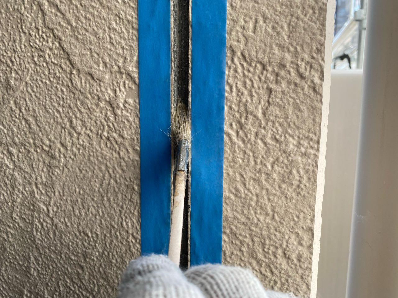 【シーリング工事】プライマー処理