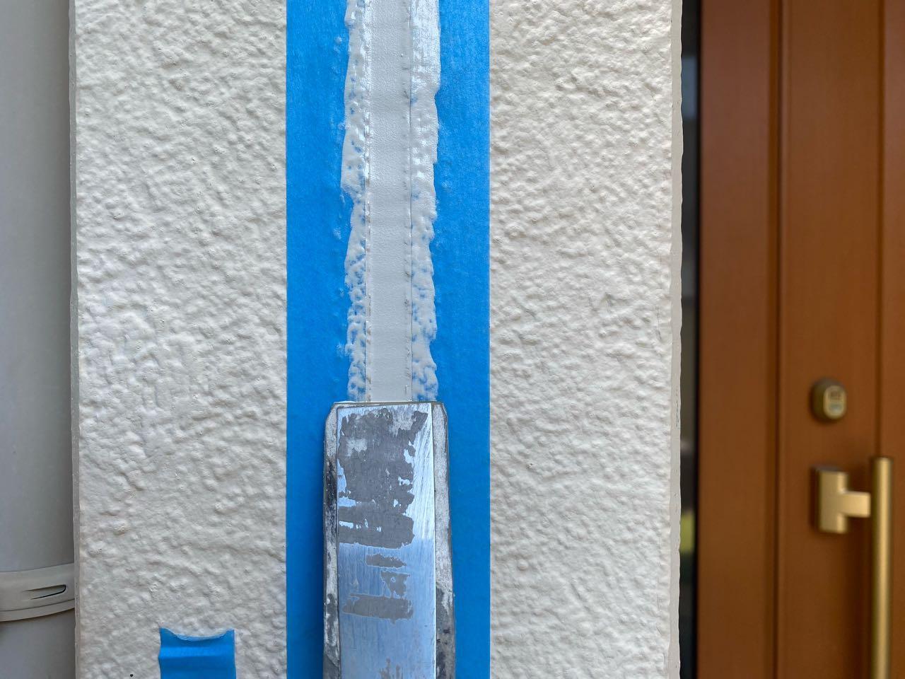 【シーリング工事】ヘラ押さえ