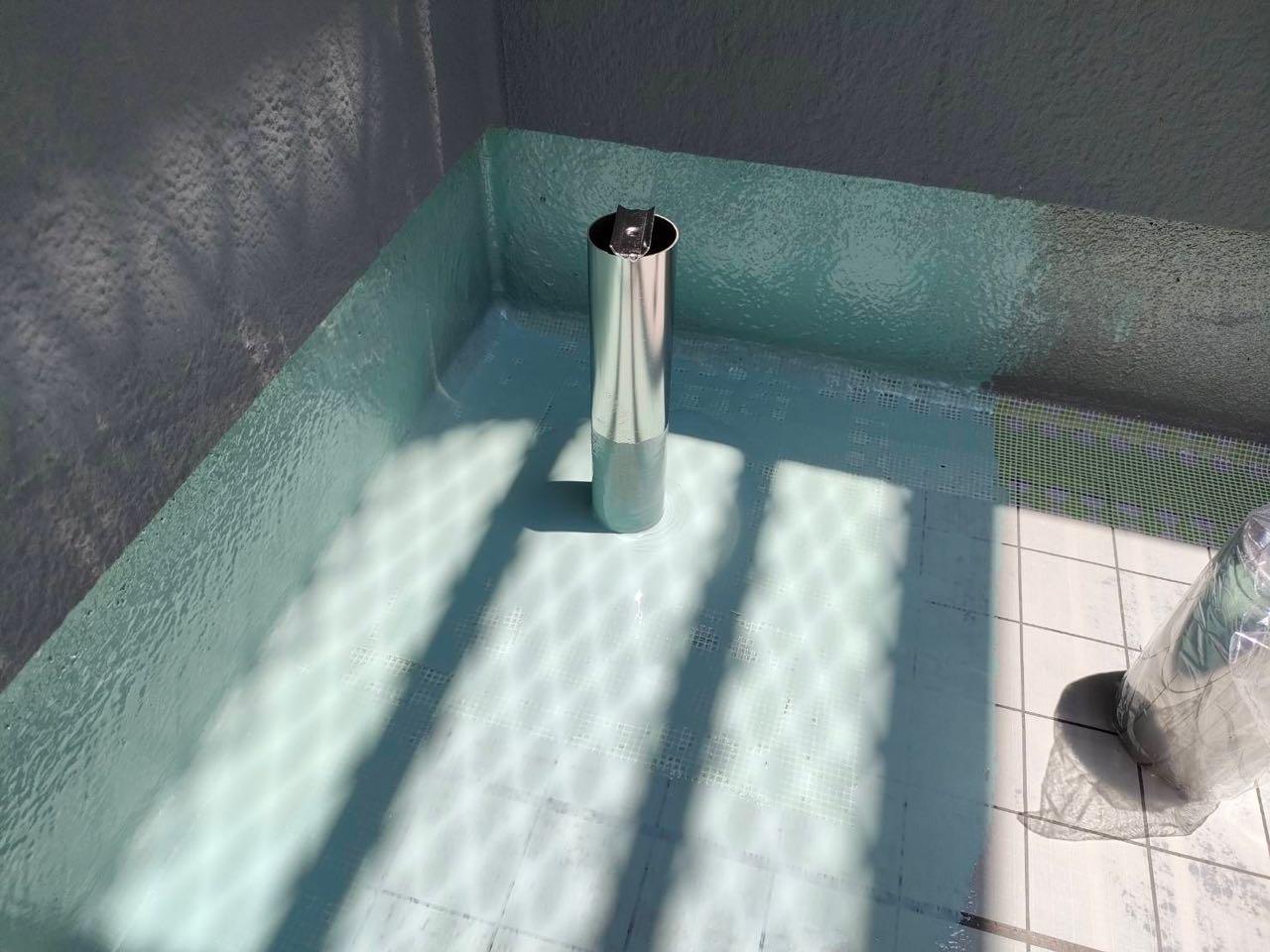 【防水工事】脱気筒取付