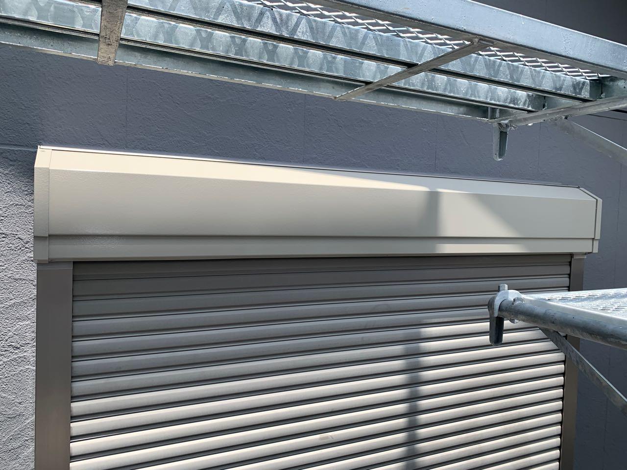 【シャッターボックス塗装】完了