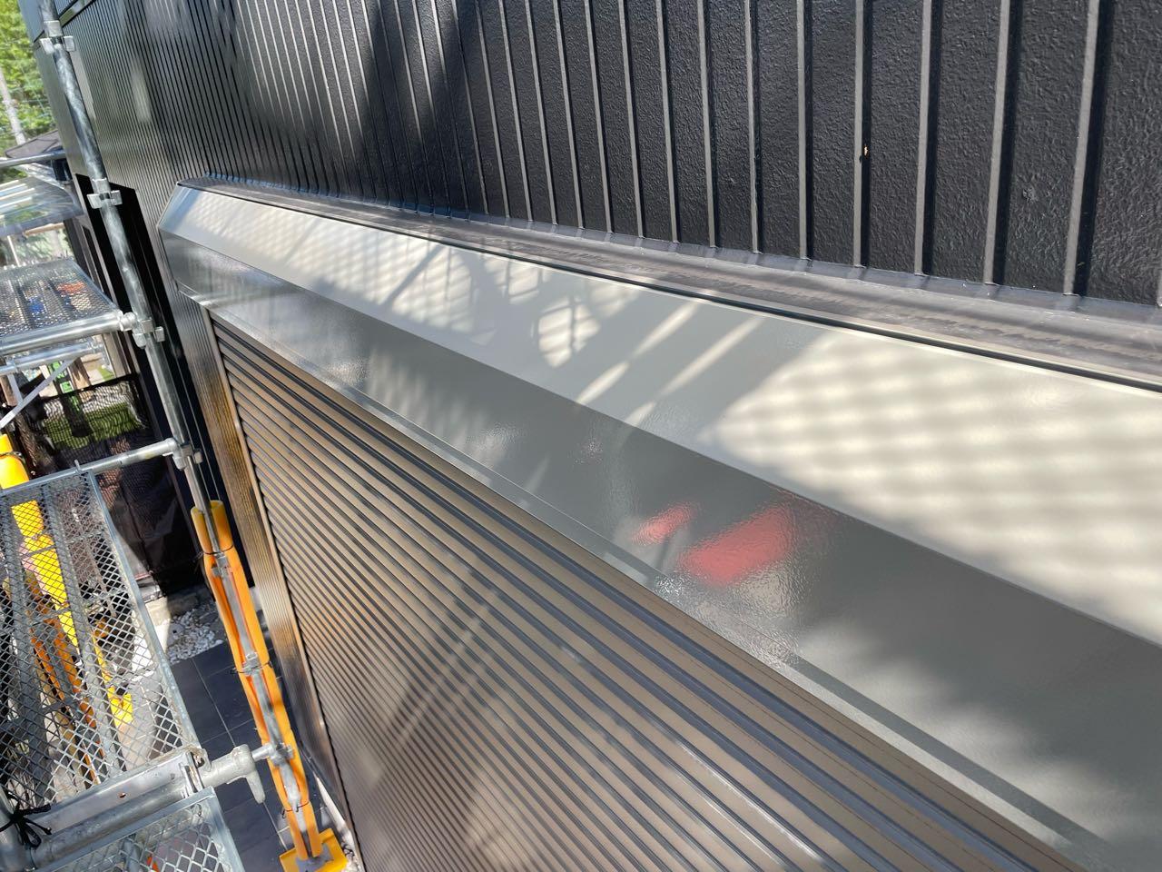 【シャッターボックス塗装】完了