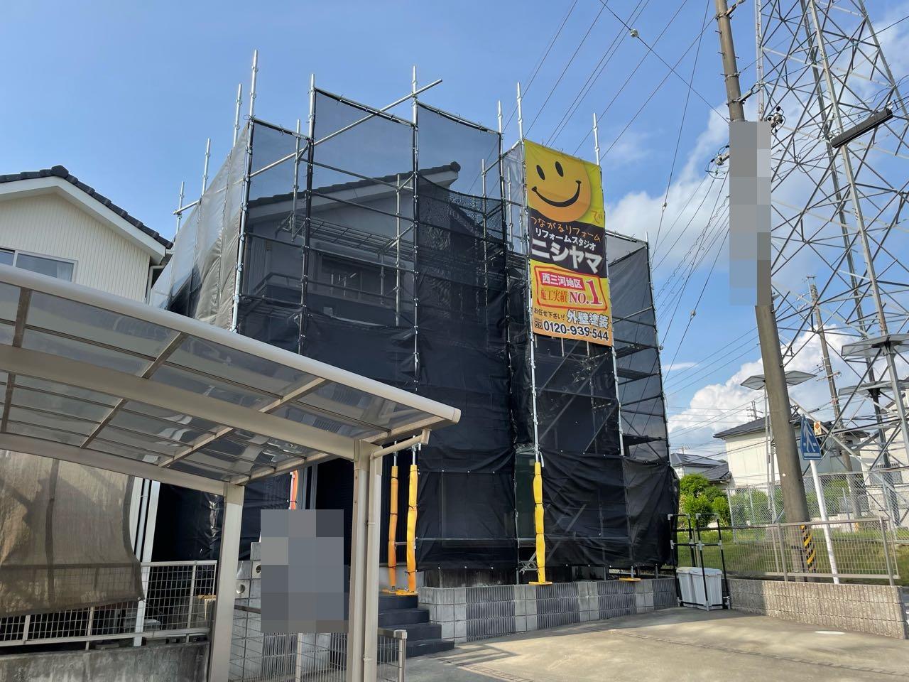 【足場設置工事】完了全景