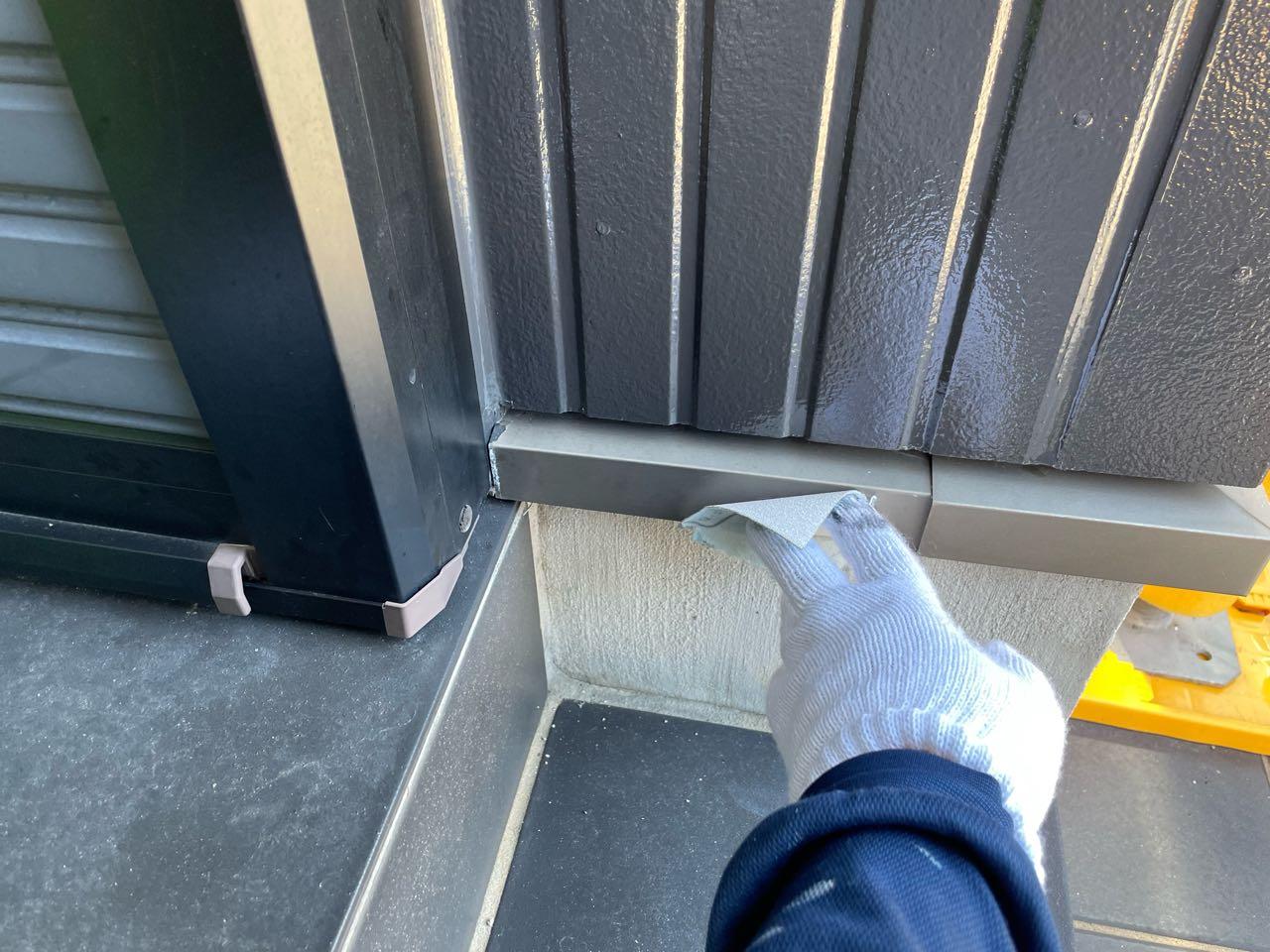 【水切り塗装】ケレン作業