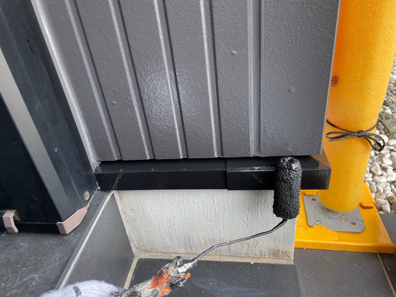 【水切り塗装】上塗り