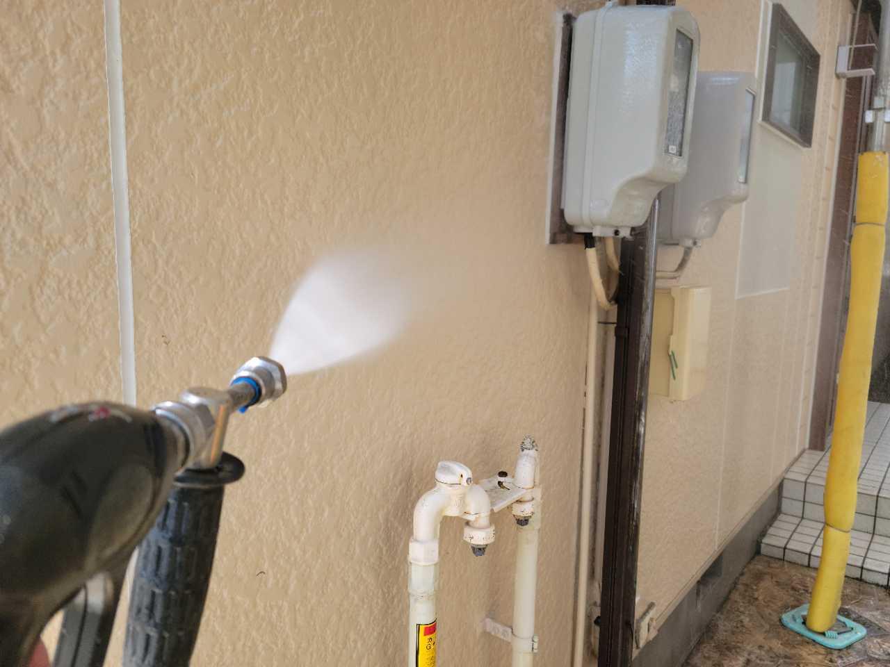 【外壁洗浄】高圧水洗浄