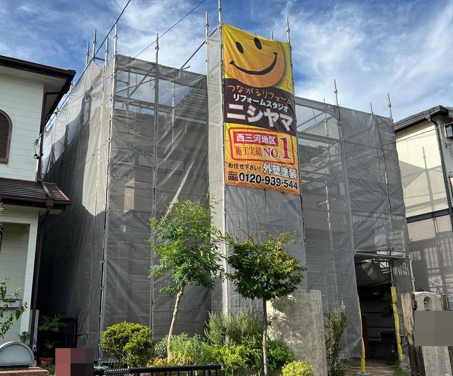 【足場設置工事】完了全景