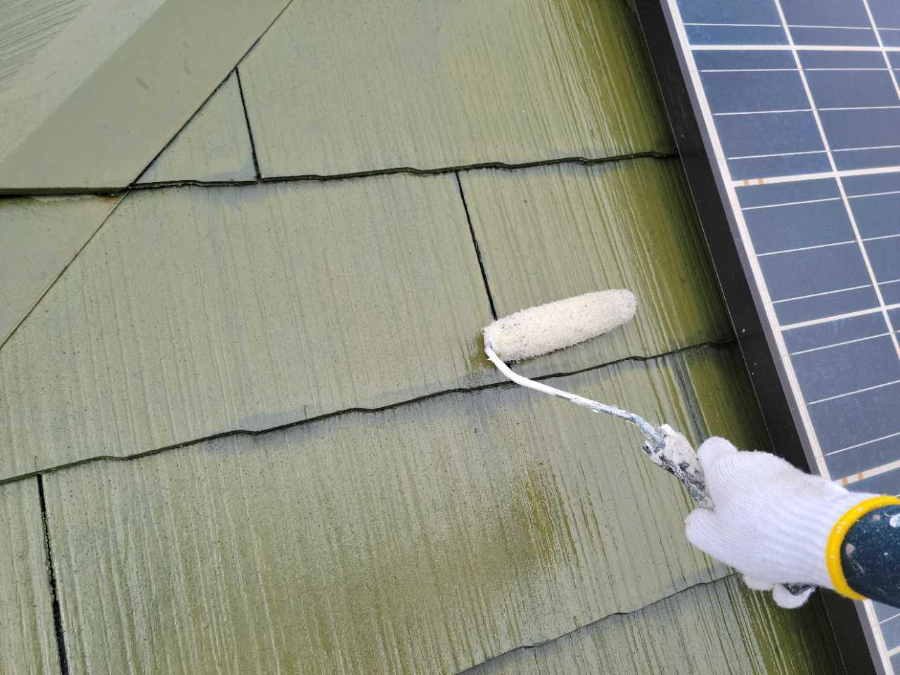 【屋根塗装】下塗り2