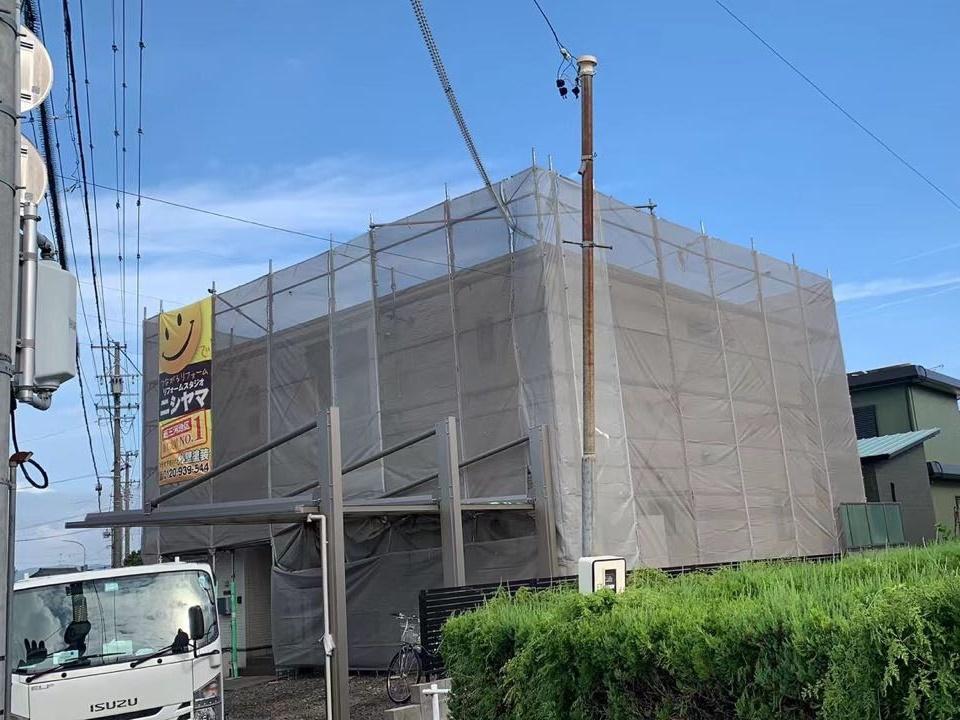 【足場設置工事】完了全景