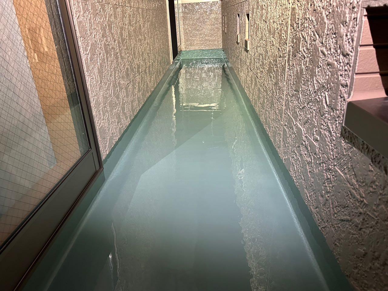 【防水工事】ウレタン防水塗布2回目