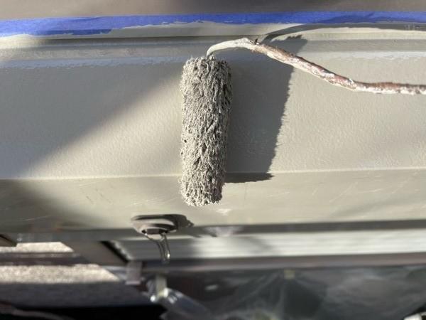 【シャッターボックス塗装】上塗り