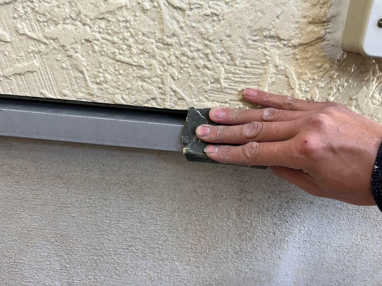 【水切り塗装】ケレン作業