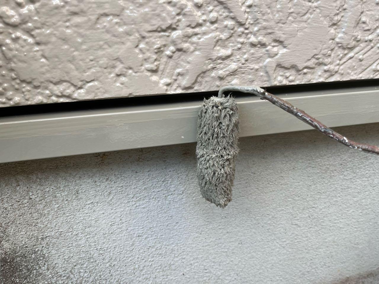 【水切り塗装】上塗り