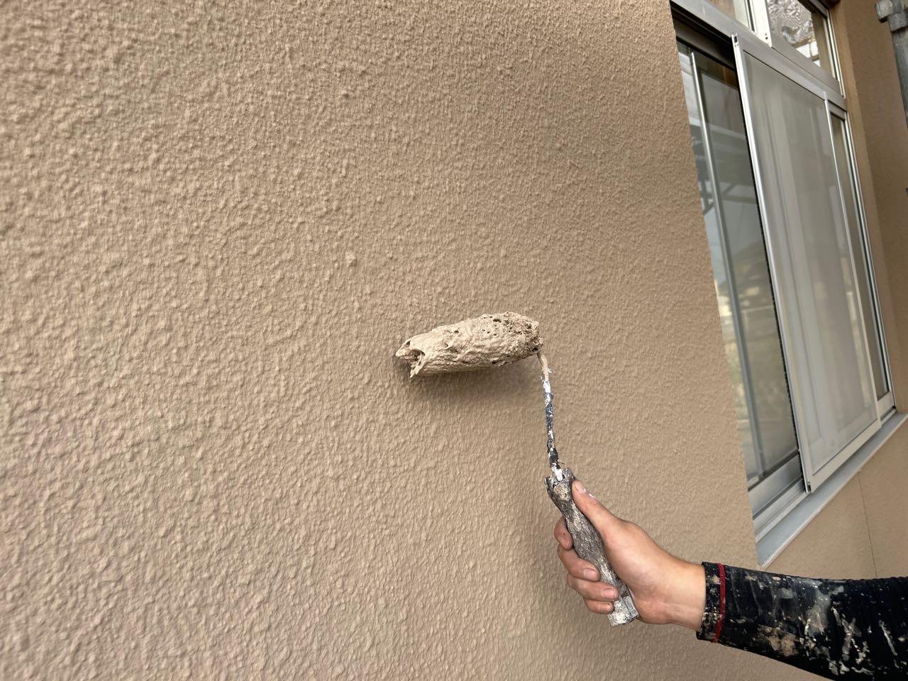 【外壁塗装1】上塗り