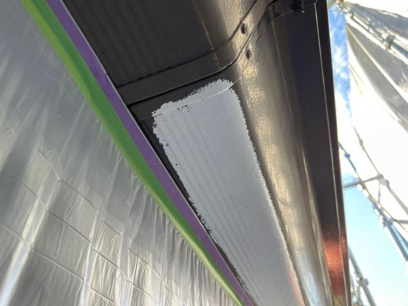 【シャッターボックス塗装】下塗り