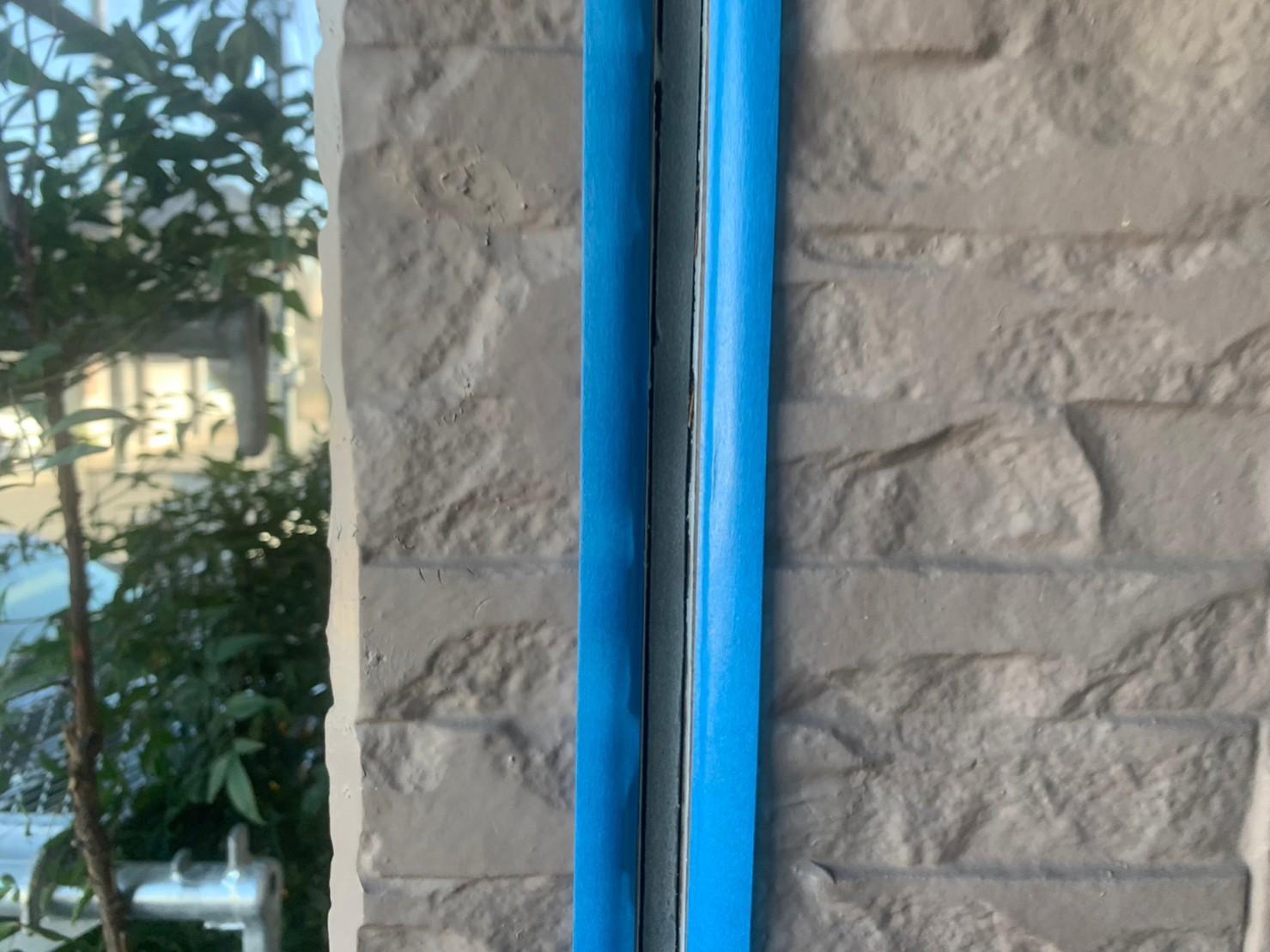 【シーリング工事】マスキング貼り