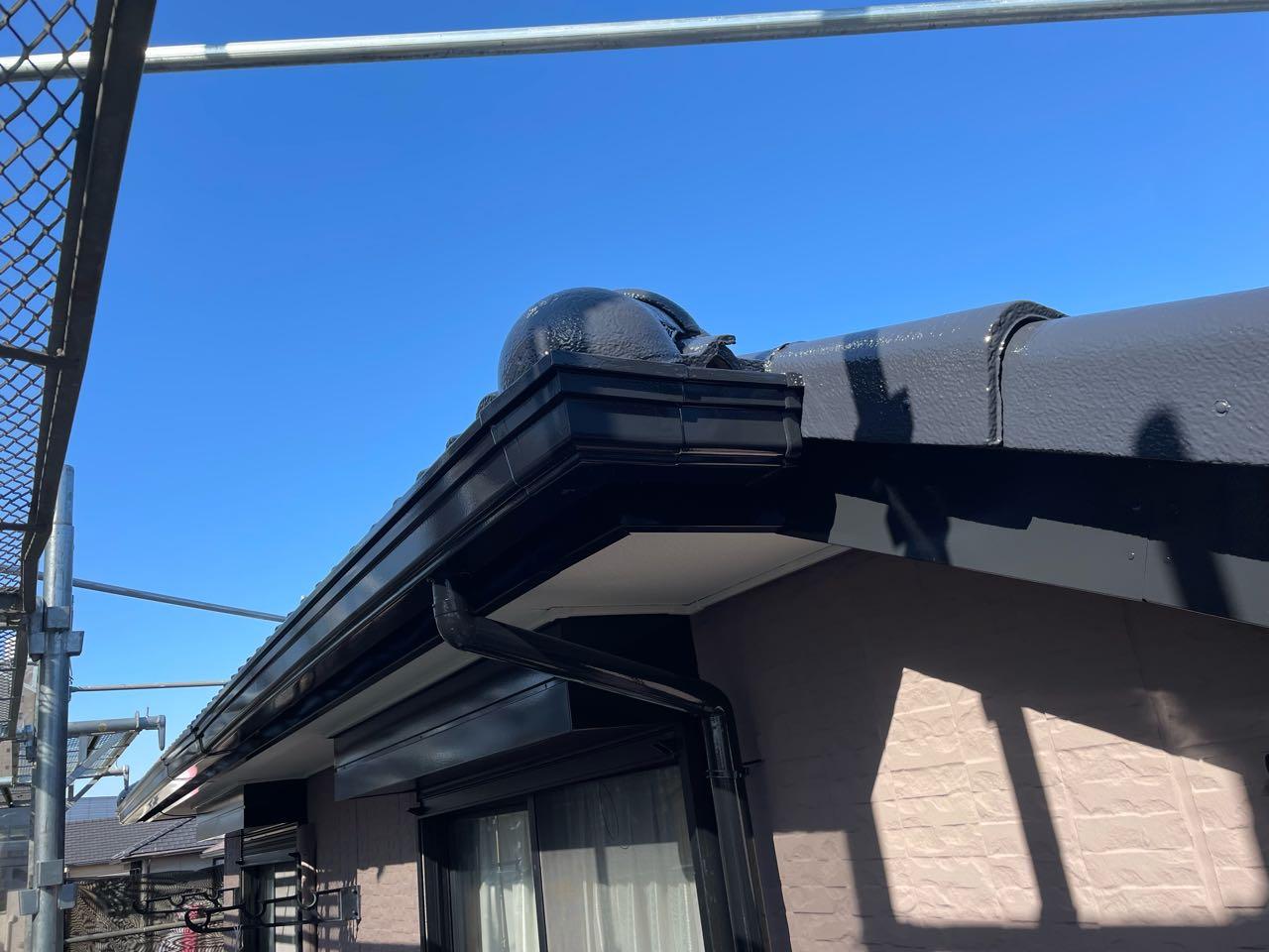 【破風・鼻隠し塗装】完了