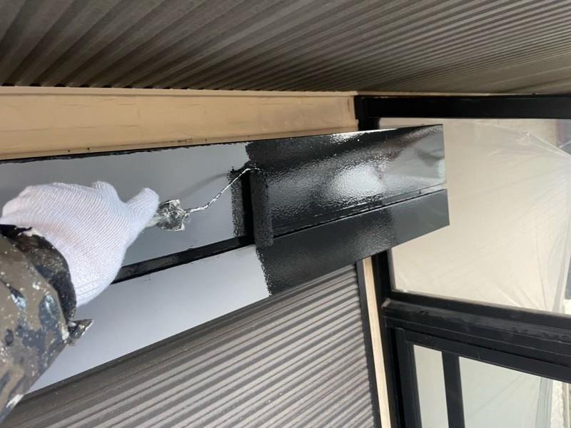 【シャッターボックス塗装】下塗り