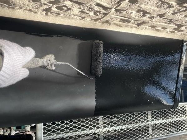 【庇塗装】下塗り