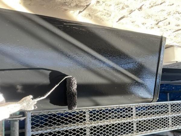 【庇塗装】上塗り