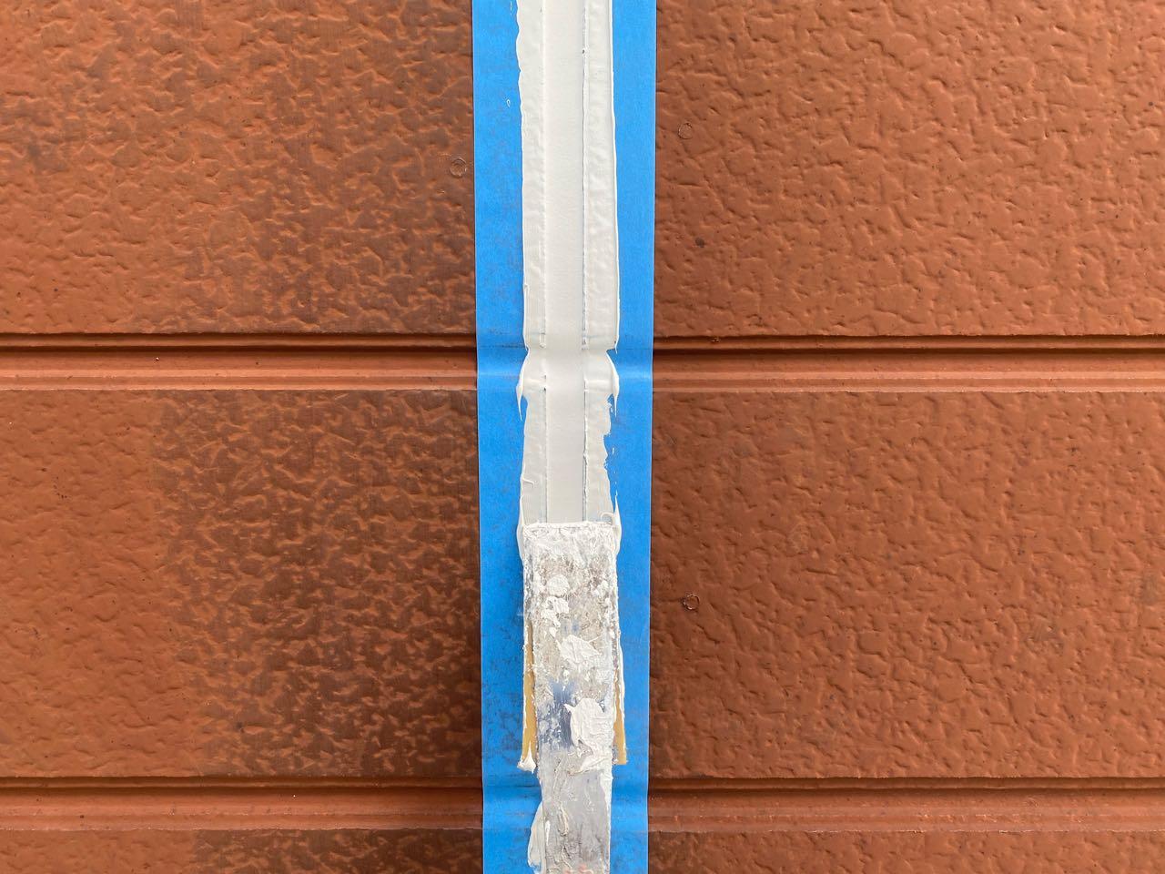 【シーリング工事】ヘラ押さえ