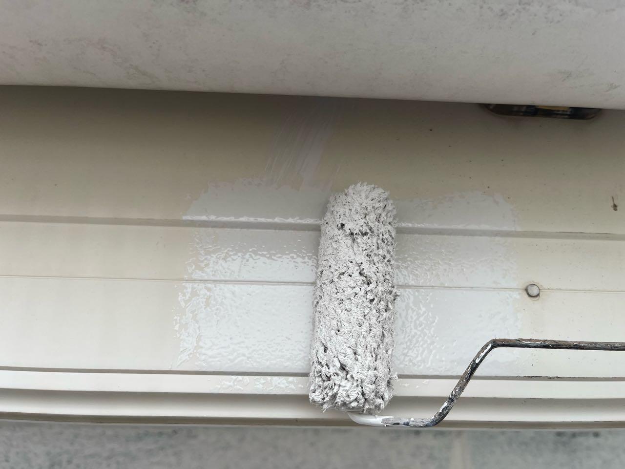 【破風・鼻隠し塗装】下塗り