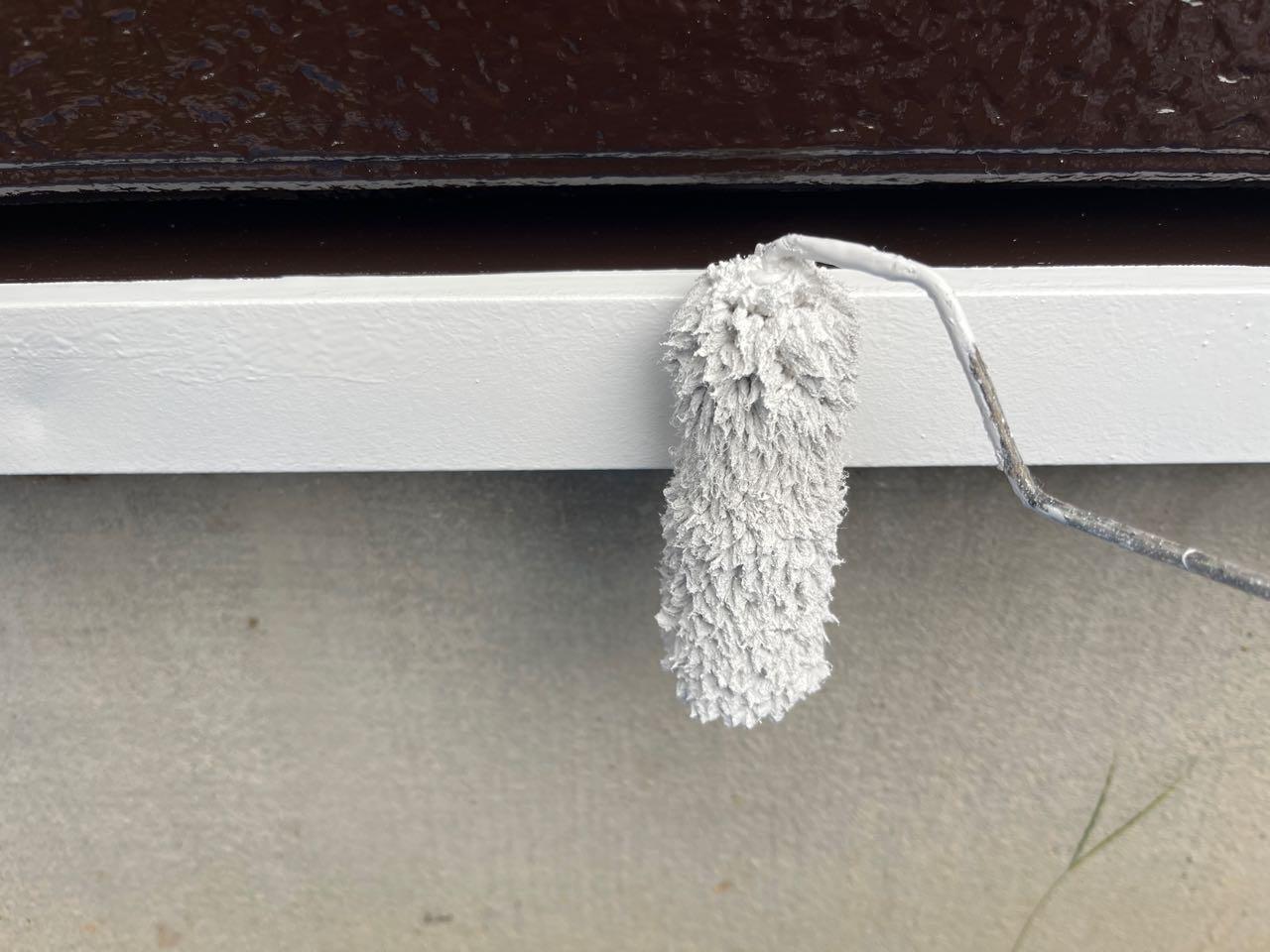 【水切り塗装】上塗り