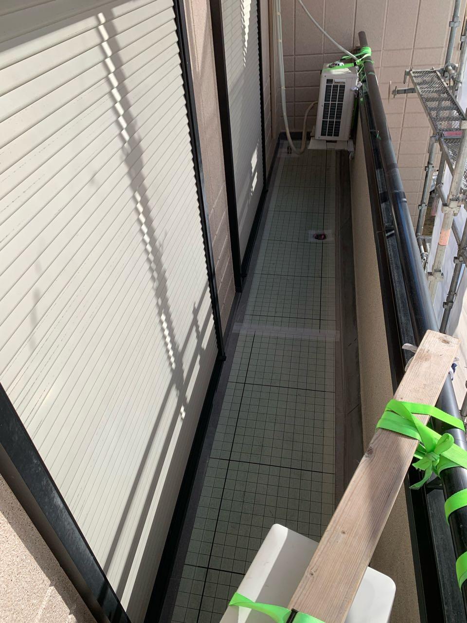 【防水工事】自着シート貼り