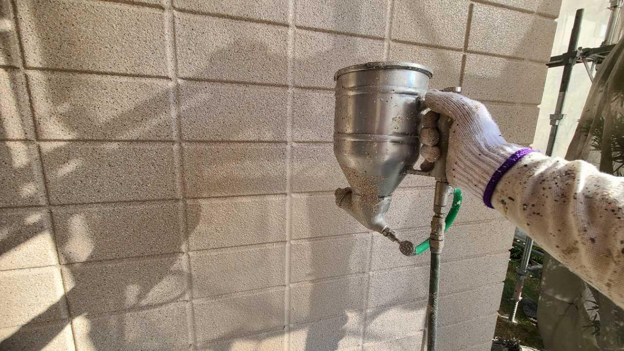 【外壁塗装1】上塗り