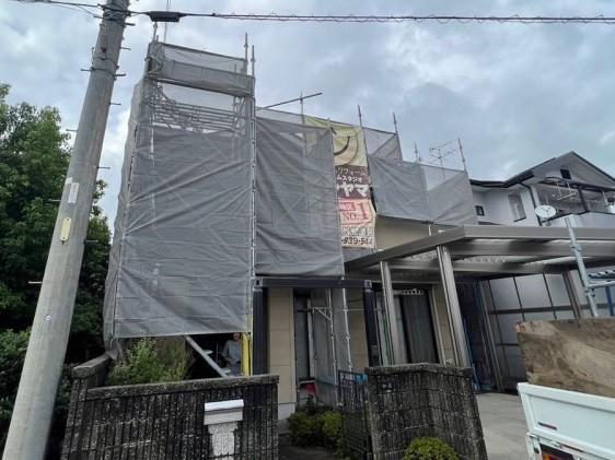 【足場設置工事】完了全景