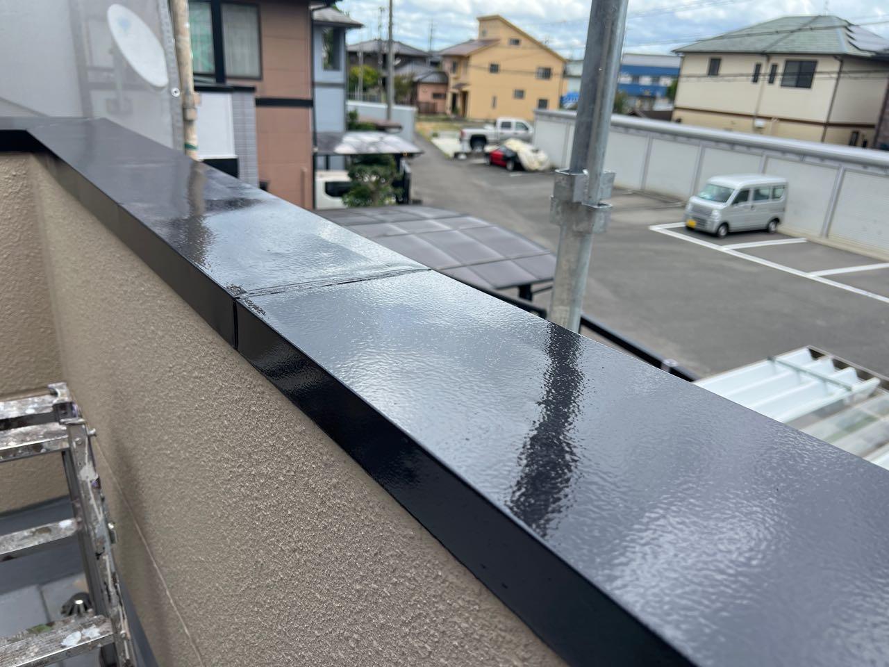 【笠木塗装】完了