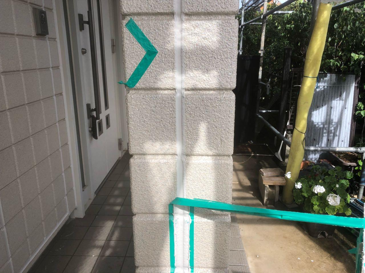 【シーリング工事】マスキング撤去