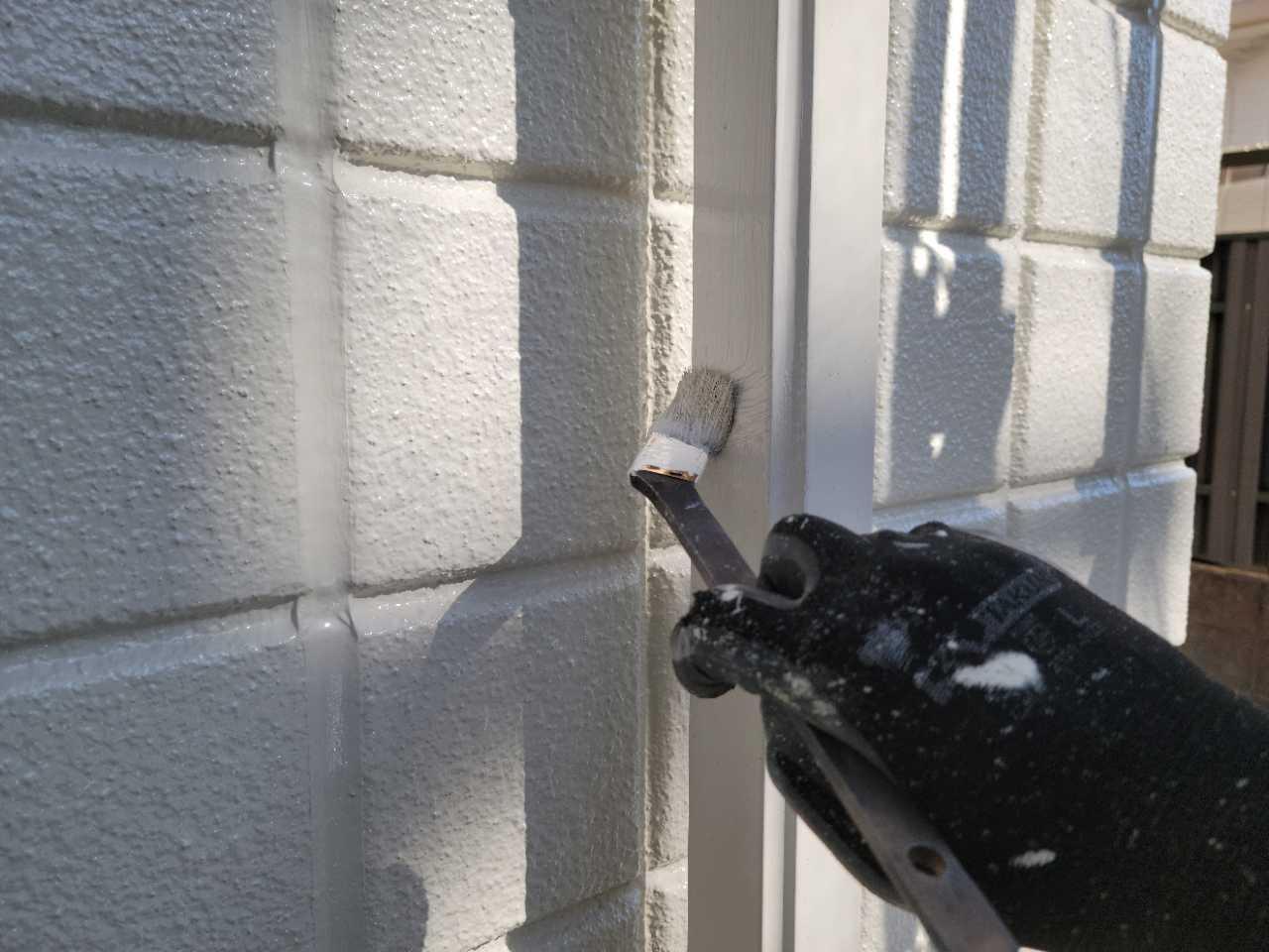 【雨樋塗装】下塗り