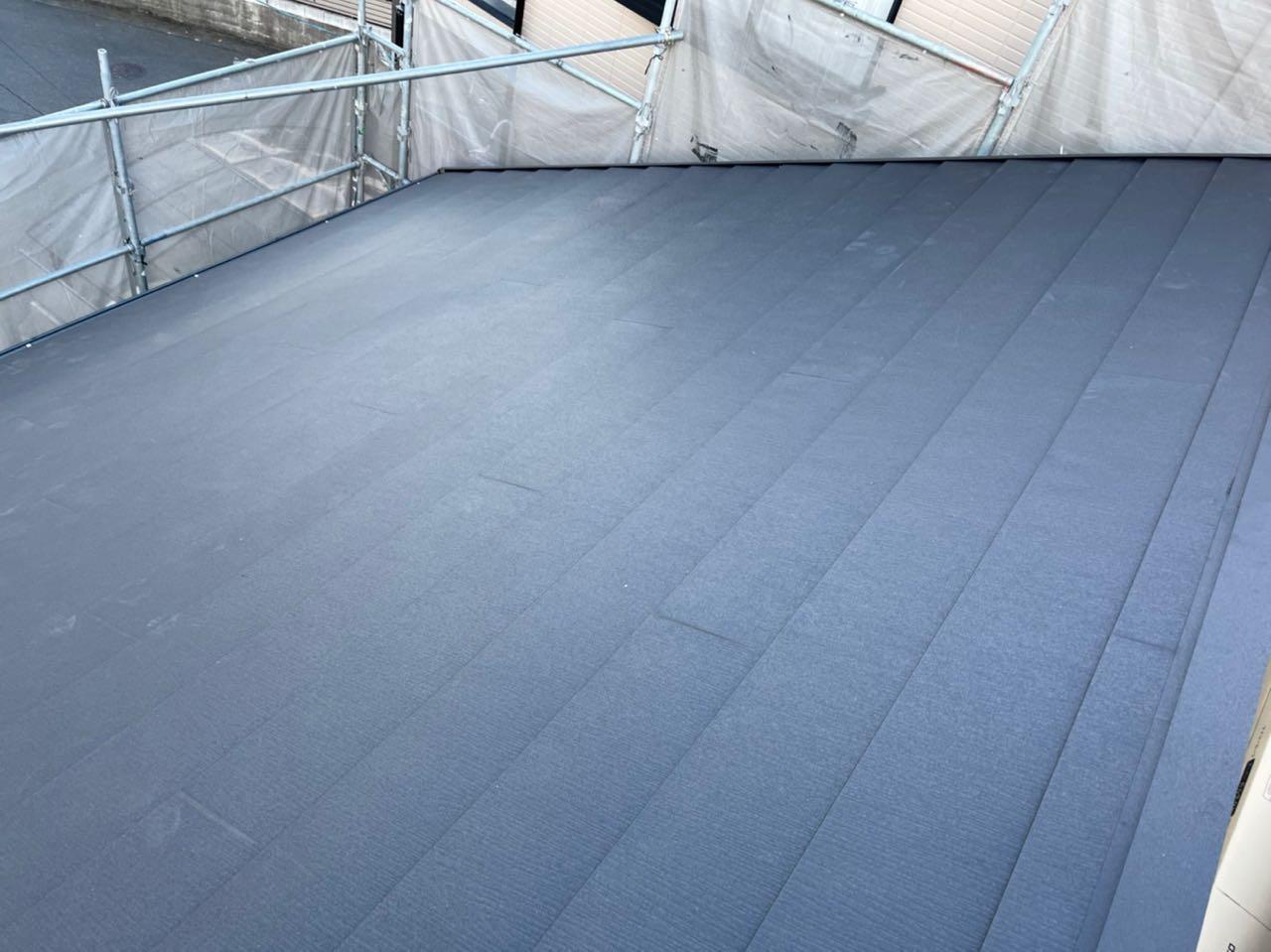 【屋根板金工事】完成全景