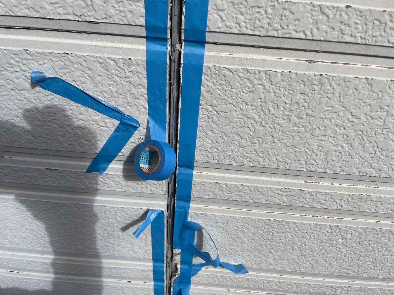 【シーリング工事】マスキング貼り