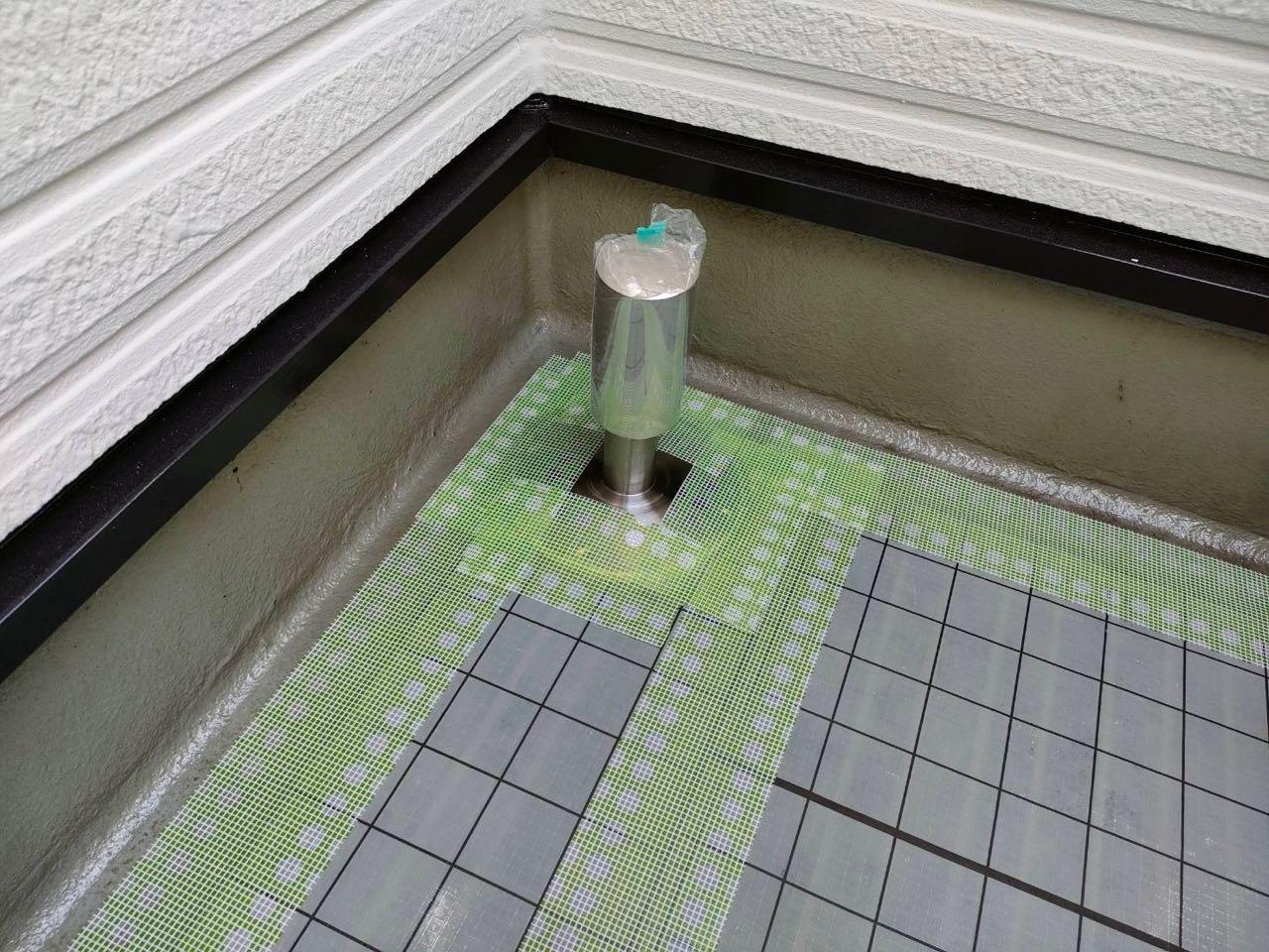 【防水工事】脱気筒取付