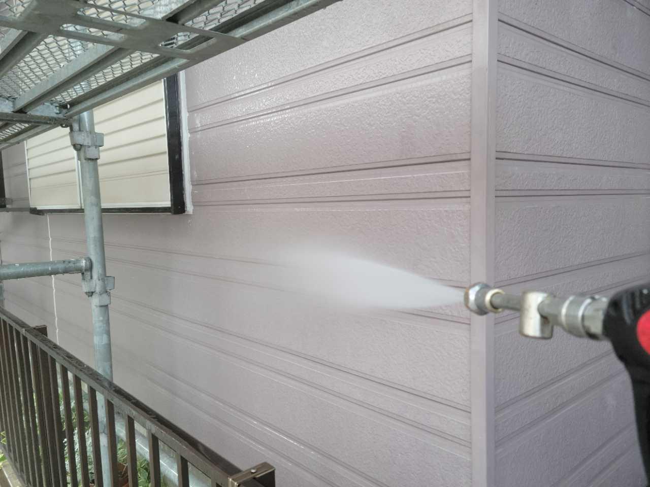 【外壁洗浄】高圧水洗浄