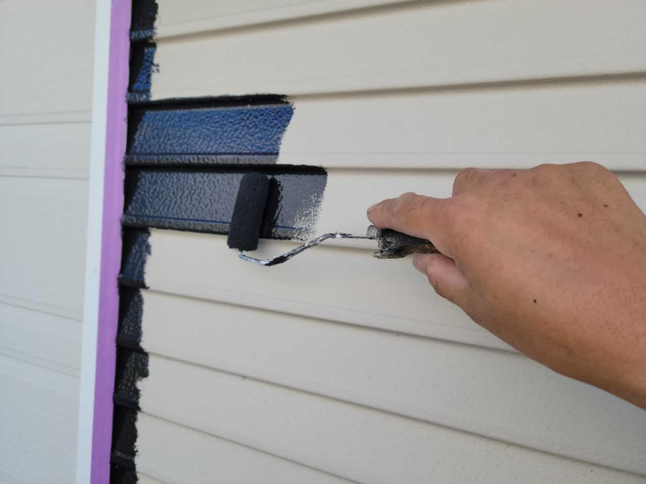 【雨戸塗装】下塗り