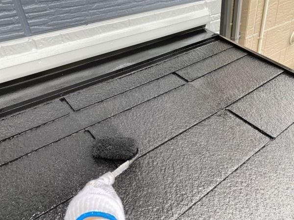 【屋根塗装】上塗り