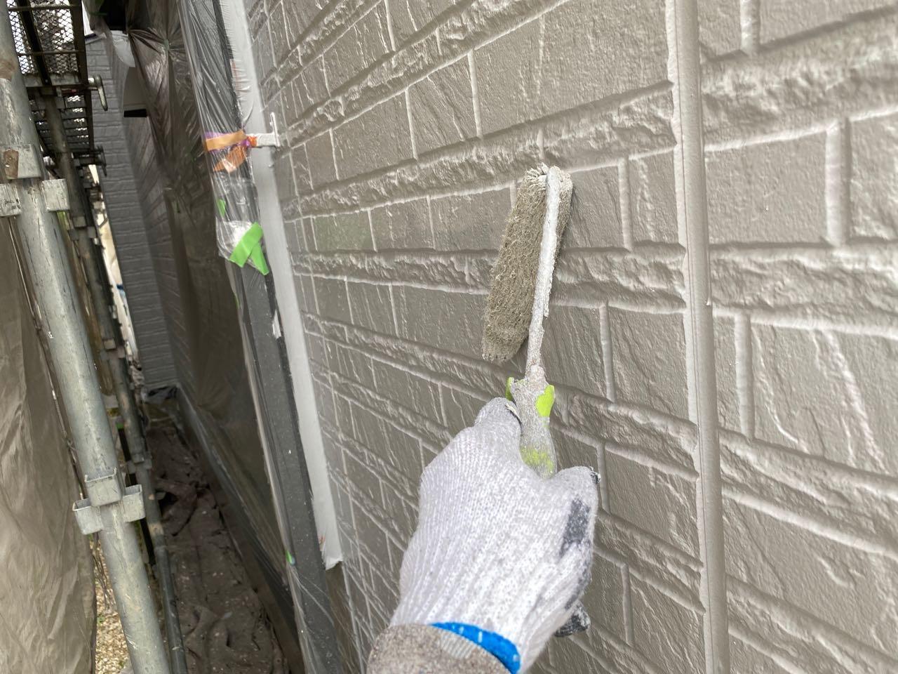 【外壁塗装2】上塗り