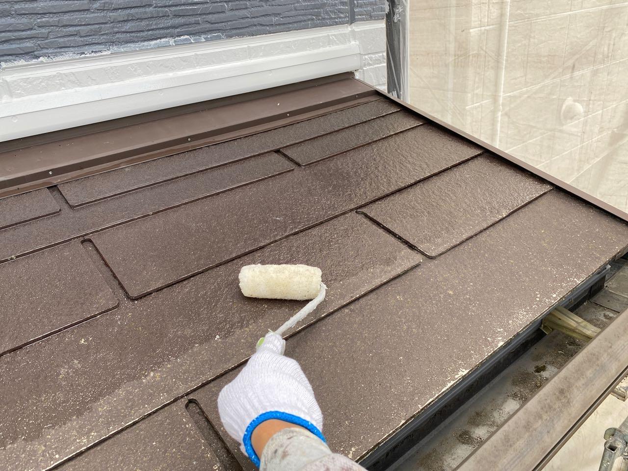 【屋根塗装】下塗り1