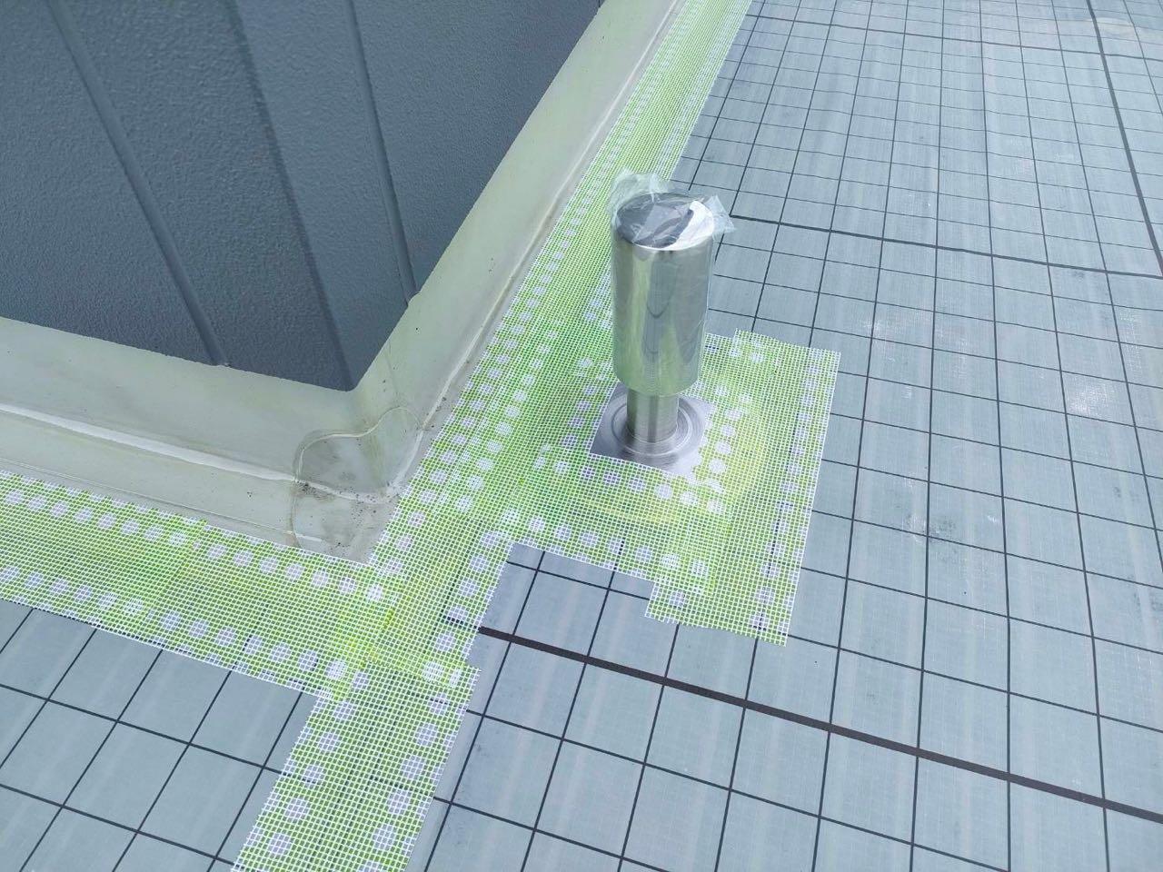 【防水工事】脱気筒取付