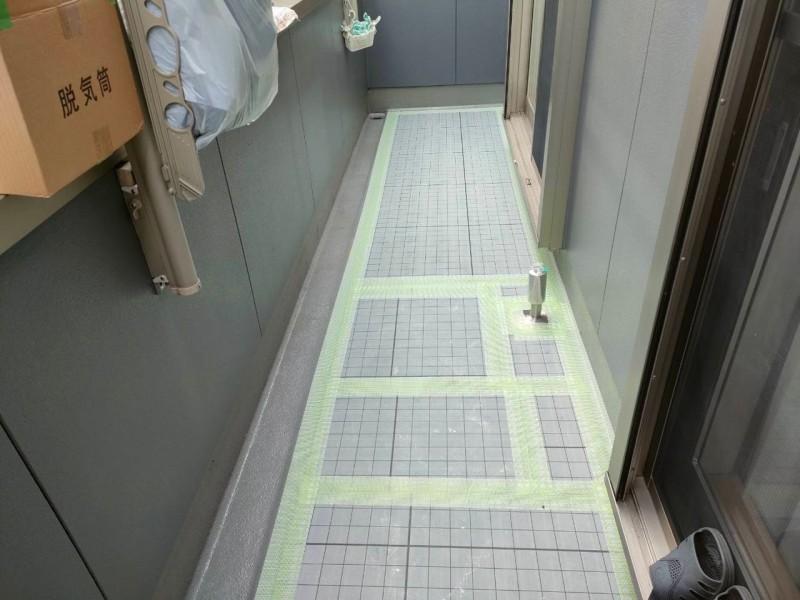 【防水工事】自着シート貼り